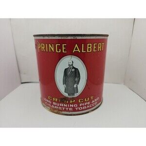 Vintage Prince Albert Crimp Cut Long Burning 14 oz Tobacco Tin Empty